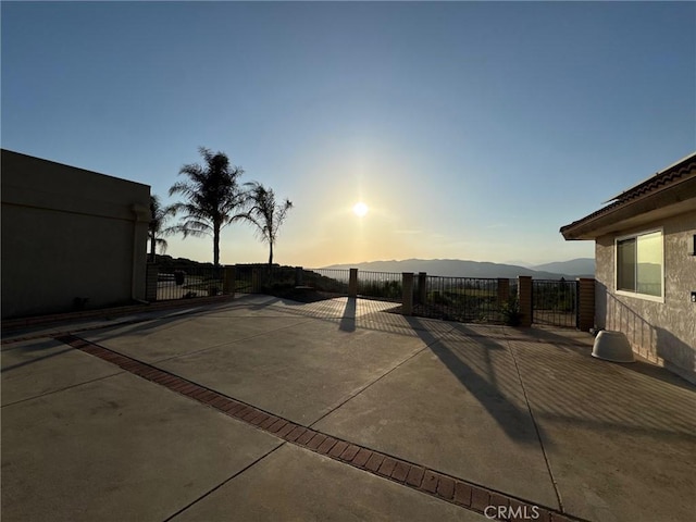 11901 Sunset Ridge Dr, Yucaipa, CA 92399 - view of patio / terrace featuring a mountain view