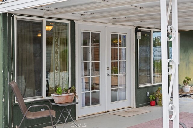 29423 Pebble Beach Dr, Menifee, CA 92586 - entryway with french doors