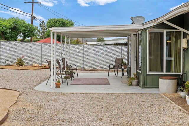 29423 Pebble Beach Dr, Menifee, CA 92586 - fenced backyard with a patio