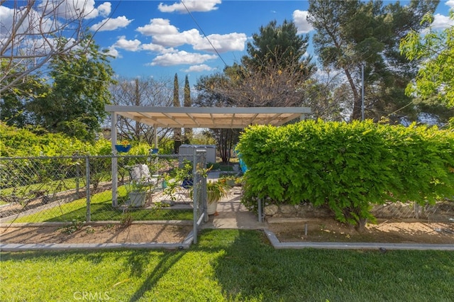 266 N 14th St, Banning, CA 92220 - view of community with a garden and a pergola