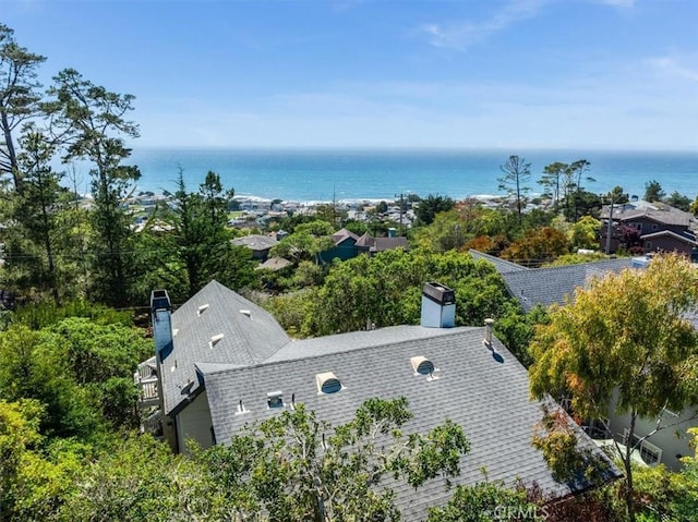 2180 Benson Ave, Cambria, CA 93428 - bird's eye view featuring a water view