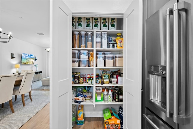 view of pantry