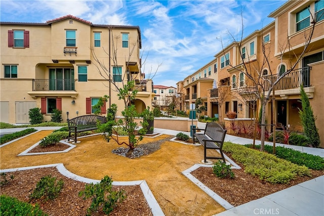 view of property's community with a residential view