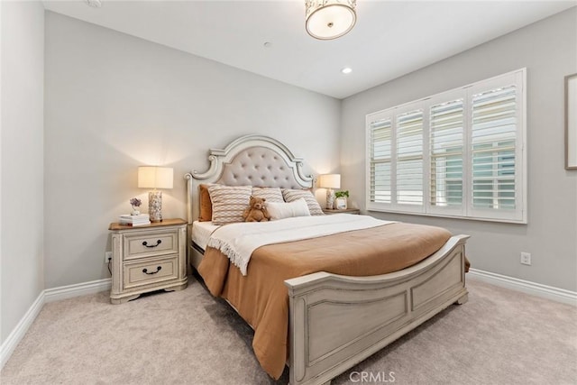 227 Gaspar, Irvine, CA 92618 - bedroom featuring baseboards, light colored carpet, and recessed lighting