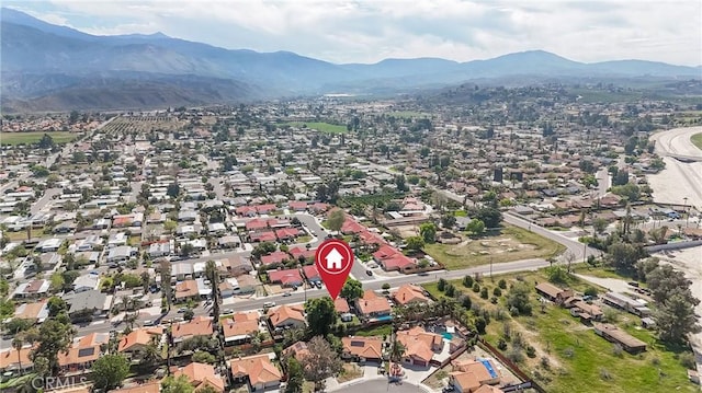 25351 Chicago Ave, Hemet, CA 92544 - bird's eye view with a mountain view
