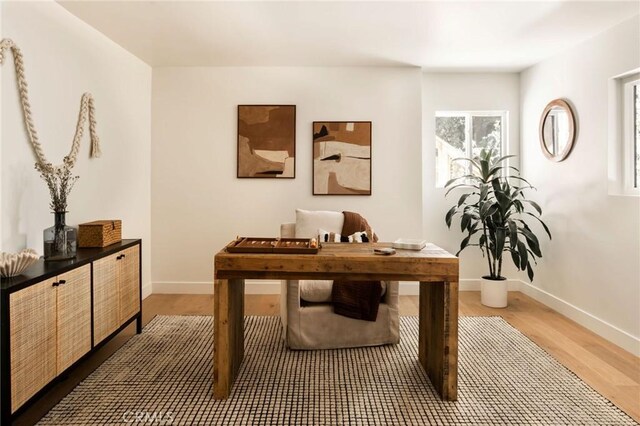 521 Fremont Dr, Pasadena, CA 91103 - office featuring light wood finished floors and baseboards