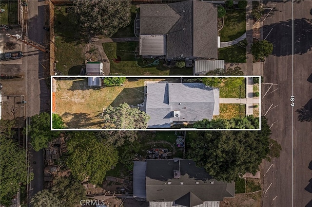 411 A St, Orland, CA 95963 - aerial view of property's location featuring property boundaries highlighted