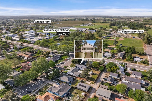 411 A St, Orland, CA 95963 - aerial view of residential area