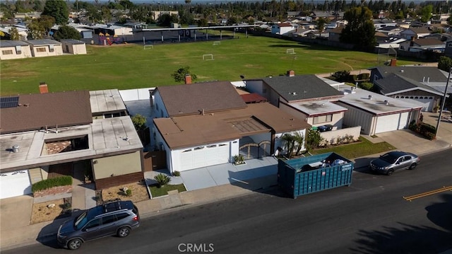 drone / aerial view featuring a residential view