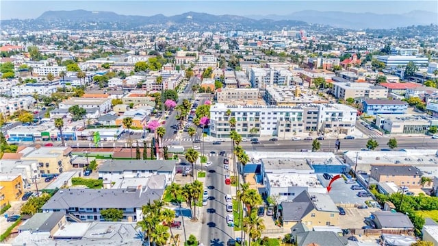 236 N Catalina St, Los Angeles, CA 90004 - bird's eye view with a mountain view and a view of city