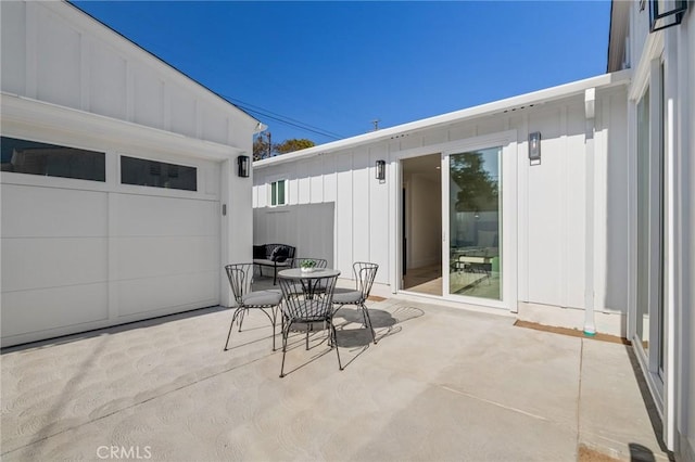 view of patio / terrace featuring outdoor dining area