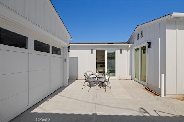 view of patio / terrace featuring outdoor dining area