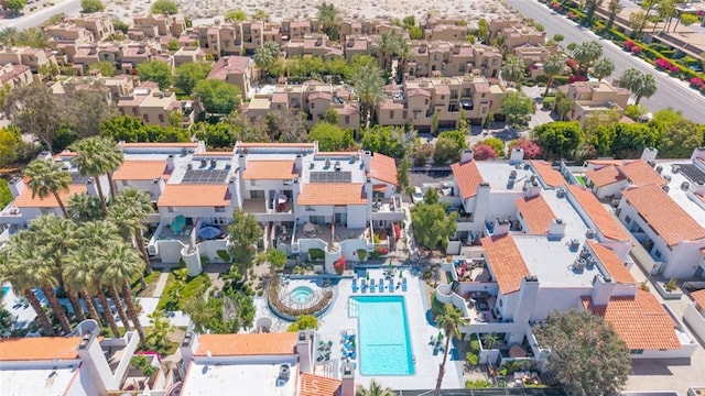280 S Avenida Caballeros Unit 271, Palm Springs, CA 92262 - aerial view of residential area with a pool