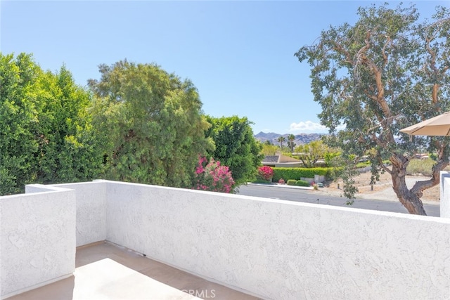 280 S Avenida Caballeros Unit 271, Palm Springs, CA 92262 - balcony with a mountain view