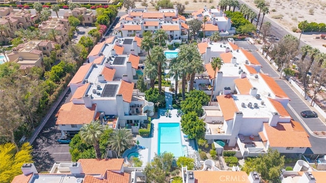 280 S Avenida Caballeros Unit 271, Palm Springs, CA 92262 - aerial view of residential area featuring a pool