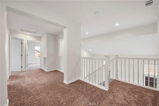29605 Camino Cristal, Menifee, CA 92584 - corridor featuring recessed lighting, carpet floors, visible vents, and baseboards