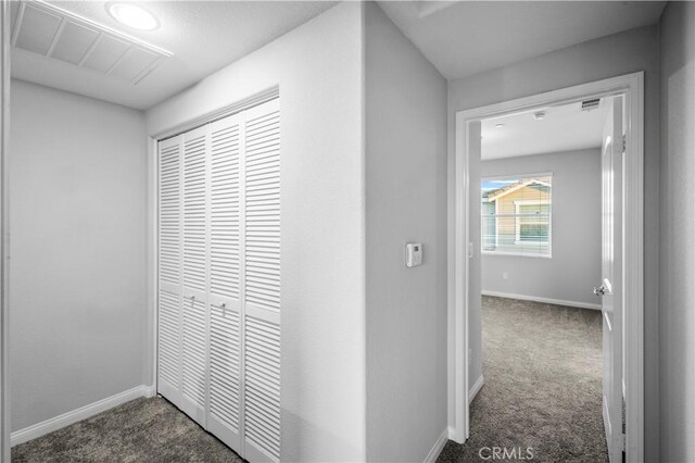 4619 Alekona Ct, Cypress, CA 90630 - hallway with dark colored carpet