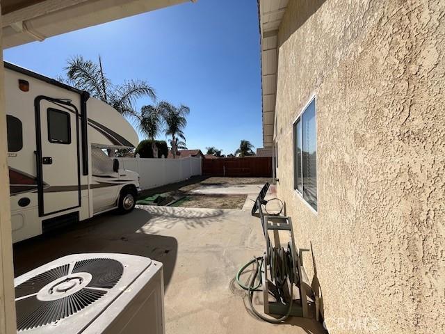 view of patio / terrace with fence