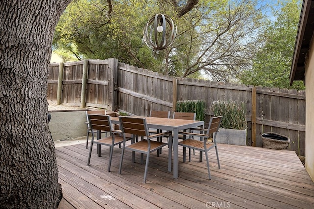 1753 Filbert St, Paso Robles, CA 93446 - deck with a fenced backyard and outdoor dining area