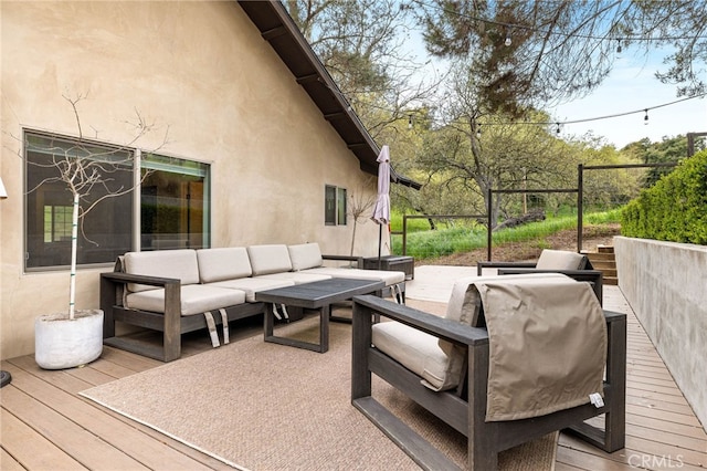 1753 Filbert St, Paso Robles, CA 93446 - deck with an outdoor living space