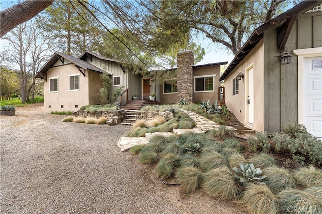 1753 Filbert St, Paso Robles, CA 93446 - rear view of house featuring a chimney and stucco siding