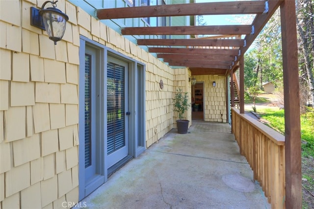 36575 Mudge Ranch Rd, Coarsegold, CA 93614 - view of patio / terrace with stairs