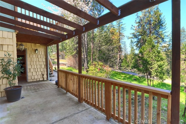 36575 Mudge Ranch Rd, Coarsegold, CA 93614 - view of patio / terrace with a pergola