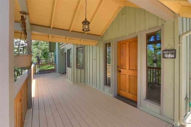 36575 Mudge Ranch Rd, Coarsegold, CA 93614 - view of wooden terrace