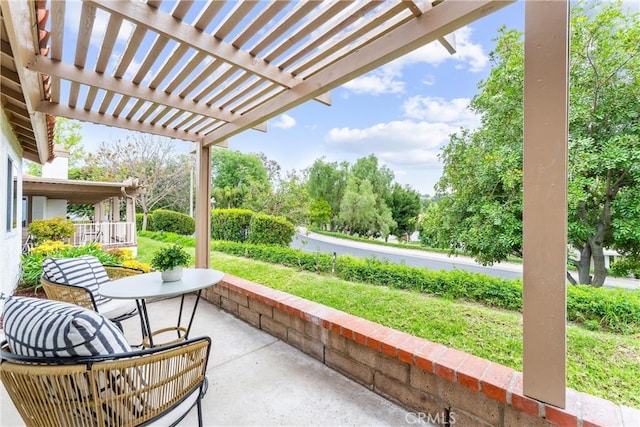 28133 Espinoza, Mission Viejo, CA 92692 - view of patio / terrace featuring a pergola