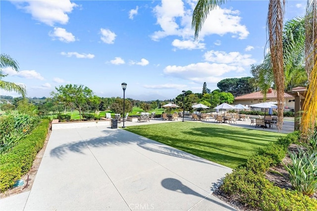 28133 Espinoza, Mission Viejo, CA 92692 - view of community featuring a yard and a patio