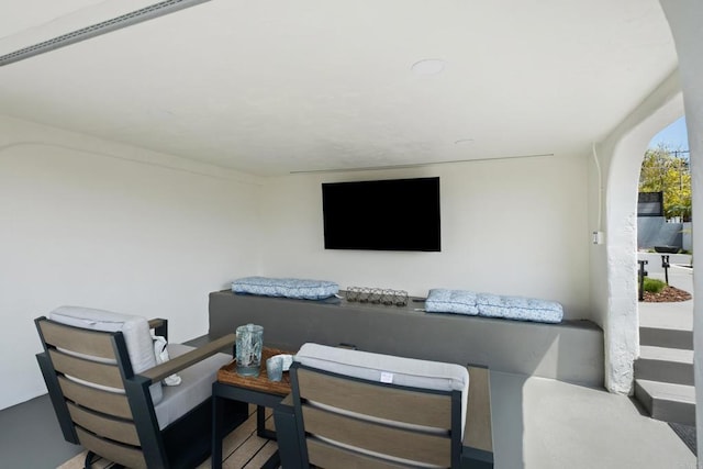 view of patio with outdoor lounge area
