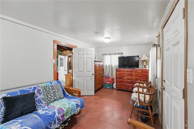 5411 La Madera Ave, El Monte, CA 91732 - living area featuring finished concrete floors