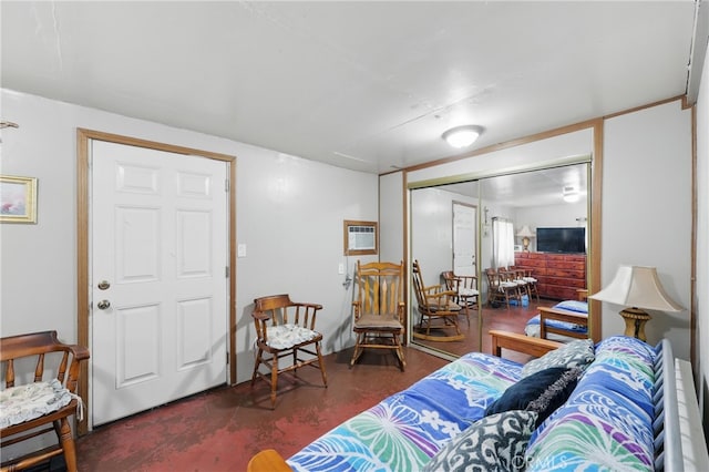 5411 La Madera Ave, El Monte, CA 91732 - living room featuring a wall mounted AC