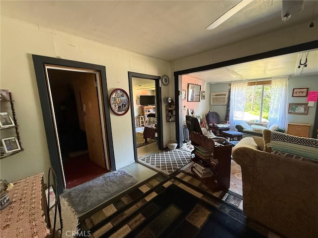 interior space featuring a wall unit AC