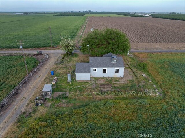 1124 S Moffett Rd, Turlock, CA 95380 - drone / aerial view featuring a rural view