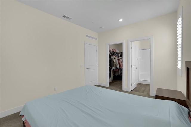 16533 Ground Breaker Ave, Chino, CA 91708 - carpeted bedroom featuring visible vents, a spacious closet, a closet, and baseboards