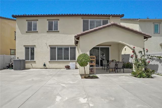 16533 Ground Breaker Ave, Chino, CA 91708 - back of property featuring a patio, stucco siding, fence, and central AC