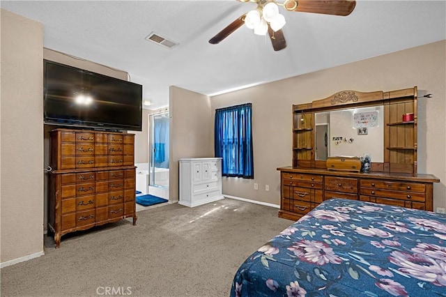 25382 Silverwood Ln, Menifee, CA 92584 - bedroom featuring carpet flooring, baseboards, and a ceiling fan