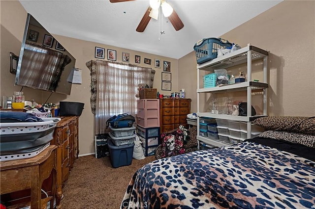 25382 Silverwood Ln, Menifee, CA 92584 - carpeted bedroom with ceiling fan