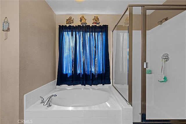 25382 Silverwood Ln, Menifee, CA 92584 - bathroom with a stall shower and a bath