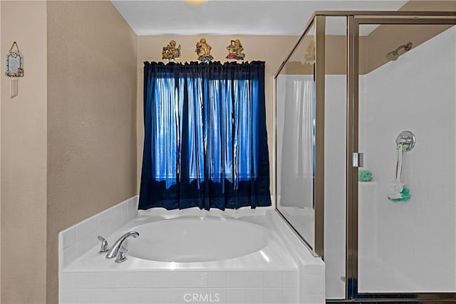 25382 Silverwood Ln, Menifee, CA 92584 - full bath featuring a shower stall and a garden tub