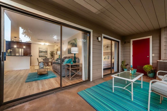 1063 Shadowridge Dr Unit 29, Vista, CA 92081 - exterior space with central air condition unit and an outdoor hangout area
