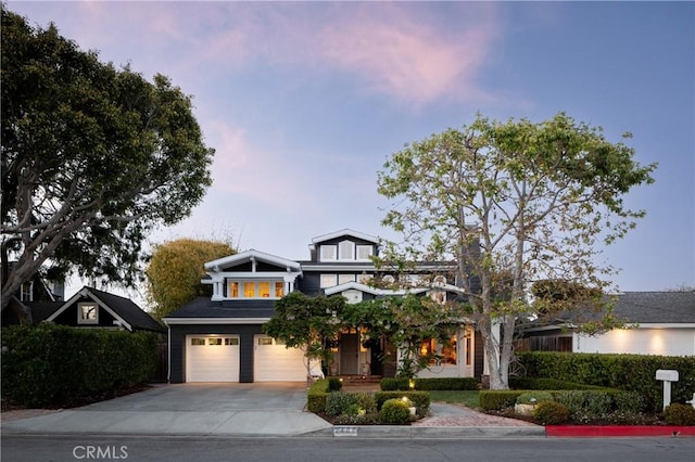 2400 Holly Ln, Newport Beach, CA 92663 - view of front of home with an attached garage and driveway