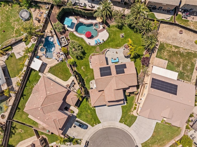 drone / aerial view