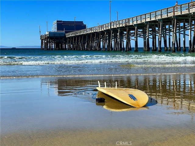 115 Vermillion, Irvine, CA 92603 - view of dock with a pier and a water view