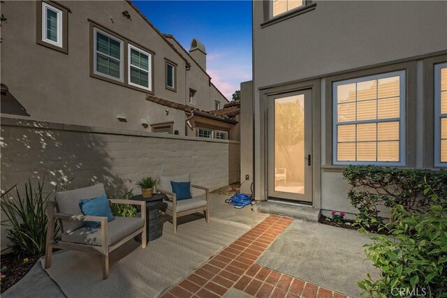 115 Vermillion, Irvine, CA 92603 - view of patio / terrace featuring fence