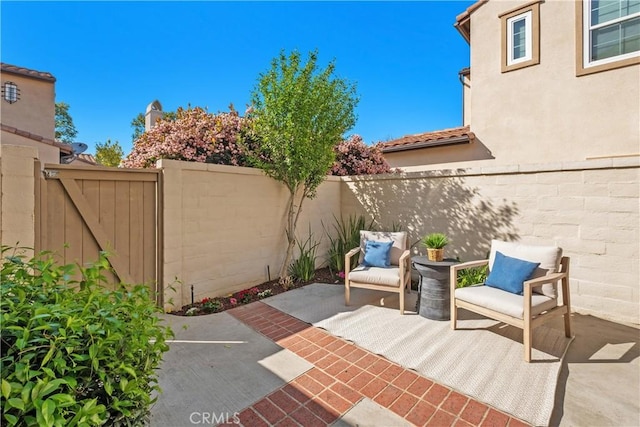 115 Vermillion, Irvine, CA 92603 - view of patio / terrace featuring a fenced backyard