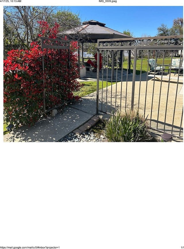 view of gate