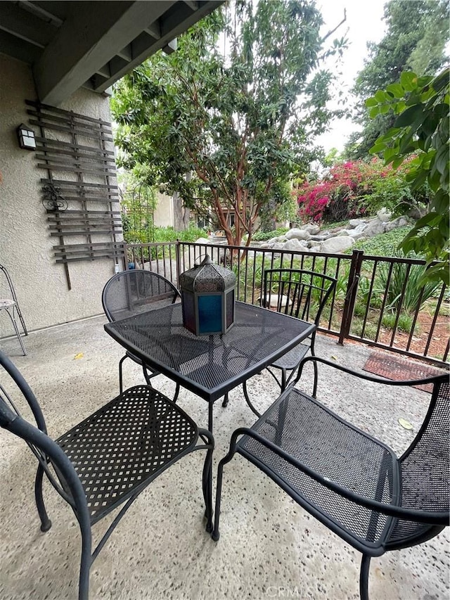 view of patio