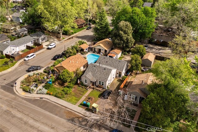 1109 Ivy St, Chico, CA 95928 - aerial view with a residential view